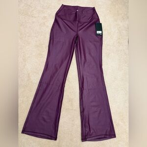 90 Degree By Reflex Potent Purple Flare Leggings